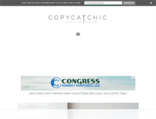 Tablet Screenshot of copycatchic.com